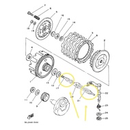 1W1-16356-02 2X3-16357-00 YAMAHA RXZ 5PV Push Rod 1 2 Rod Push 1 2 THAILAND