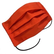 橘色-成人布口罩套 / 內外層TC布 (吸睛款)