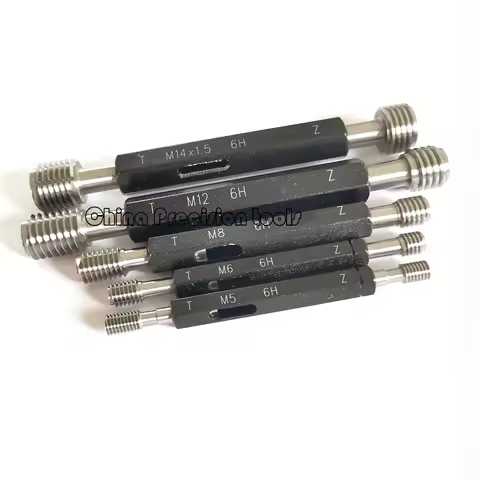 6H Metric thread plug gauge M9 M10 M11 M12 M13 M14 M15 M16 M17 Fine screw threads gauges gage T Z M2
