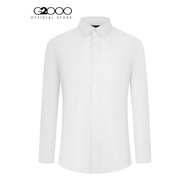 G2000 เสื้อเชิ้ตผู้ชาย ทรงสมาร์ทฟิต (SMART FIT) รุ่น 2112101200 WHITE เสื้อเชิ้ต เสื้อผ้า เสื้อผ้าผู