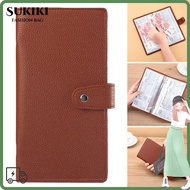 SUKIKII Envelopes Money Saving Challenge, Save Money PU Money Collection Book, Gift Large Capacity W