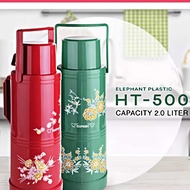 TERMOS HT-500 Hot Water Thermos 2L Capacity Heat Resistant 48 Hours Jumbo Elephant HTC 2 Liter Hot W