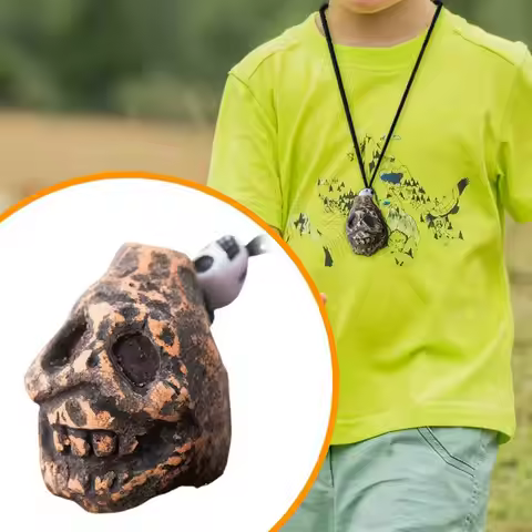 Death Whistle Screaming Whistle Instrument Skull Retro Aztec Death Halloween Loudest Whistle Screami