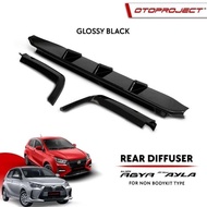 READY STOCK Rear diffuser bumper belakang All New Agya 2023 Otoproject