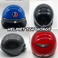 HELMET SGV WINGS STENG HALF SEPARUH WING
