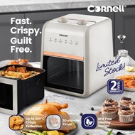 CORNELL Air Fryer BIG 5.0L【CAF-S5001】/ ELBA Air Fryer EAF-S6214D(BK) 6.2L Detachable Fry Coating Bas