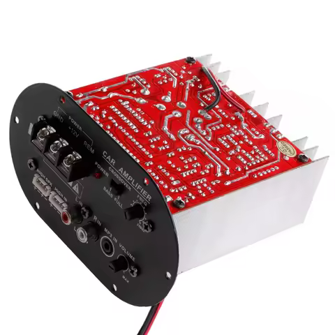 Car Amplifier Board 12V High Power Subwoofer Amplifier 120W Full Tone Pure Bass Car Subwoofer Core 8
