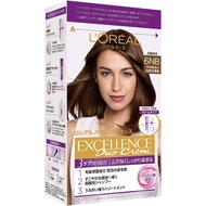 L'Oreal Paris Excellence R Cream Hair Color 6NB Light Natural Chestnut Gray Coverage