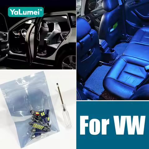 For Volkswagen VW GOLF 4 5 6 7 MK7 Passat B5 B6 B7 B8 POLO 9N 9N3 6R 6C Scirocco R Tiguan MK1 Car LE