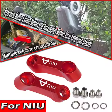 10mm 8mm Rearview Mirror Extend Motorcycle Accessories Mirrors Riser Extension Bracket For NIU N1 N1
