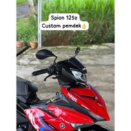 Short custom 125Z mirror