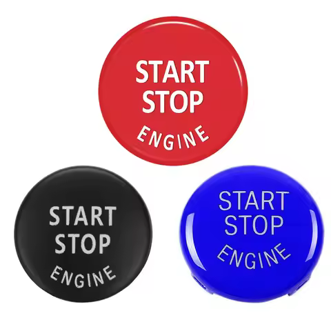 Engine Start Stop Switch Button Replace Cover for BMW E Chassis X1 X3 X5 X6 Series E90 E91 E92 E93 E