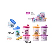 *2pcs/8pcs*READY STOCK*TUPPERWARE DISNEY BABY SET WITH GIFT BOX / SIPPY CUP 200ML/ SNACK CUP 110ML