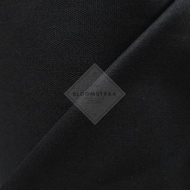 HITAM Br Black Canvas Fabric Plain Canvas Material Black Canvas Fabric