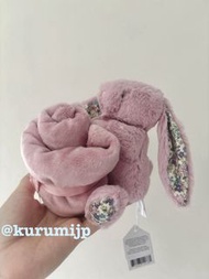 Jellycat 碎花耳兔安撫巾
