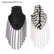 F1MY 1Pc Fashion Shoulder Epaulets Vintage Spike Rivet sel Epaulet Shoulder Boards Badge Brooches Wo