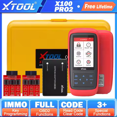 XTOOL X100PRO2 Key Programmer IMMO Key Programming Tool Automotive OBD Scanner Car Code Reader With