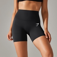 Gymshark Women's High-Waisted Elastic Yoga Shorts - Perfect for Summer Fitness Activities