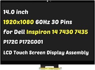 HOULISE Replacement for Dell Inspiron 14 7430 7435 2-in-1 P172G P172G001 P172G003 D/PN: 2JYYF 5K0M2