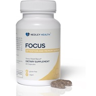 Focus - Premium Cognitive Enhancement Supplement with Natural Nootropics - Memophenol, Bacopa, & DMA