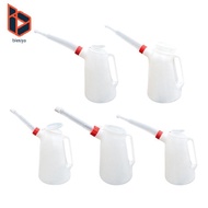 [Blesiya] Oil Measuring Jug with Spout Multipurpose Pot Portable Efficient Oil Jug White