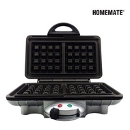 พร้อมส่ง‼️ HOMEMATE เครื่องทำวาฟเฟิล ครอฟเฟิล แบบเหลี่ยม Waffle Maker รุ่น HOM-TSK2103W โดย Verasu