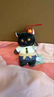 Mofusand 黑貓校服公仔掛飾