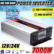 RQ＞Mensela IT-PS1 Pure Sine Wave Inverter 12V/24V To AC 220V 2200W/3000W/4000W/5000W/6000W/7000W Vol