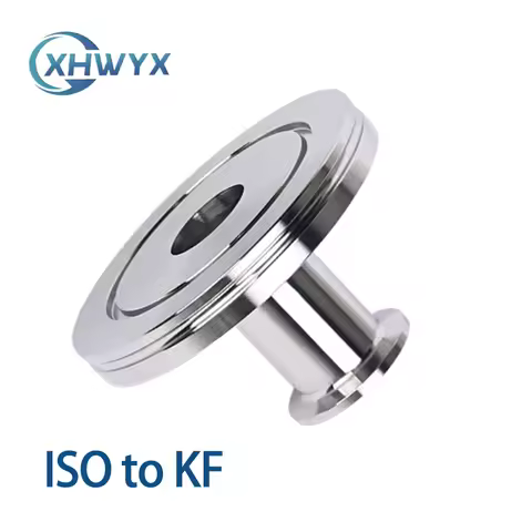 ISO to KF Vacuum Adapter 304 Stainless Steel ISO63 80 100-kf16 KF25 KF40 Large and Small Head Reduci