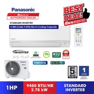 [Jualan Flash] Panasonic Standard Inverter R32 Aircond CS-PU9XKH / CS-PU12XKH / CS-PU18XKH / CS-PU24XKH (1HP / 1.5HP / 2HP / 2.5HP) penghawa dingin