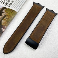 สายนาฬิกาข้อมือ สายหนังวัวแท้ แบบเปลี่ยน Redmi Watch 5 /5eSIM /Watch 4 สายนาฬิกาข้อมือซิลิโคน ห่วงแม