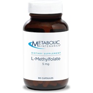 Metabolic Maintenance L-Methylfolate 5 mg - L Methyl Folate, Methylfolate Supplement for Women & Men