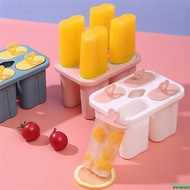 Outwalk DIY Ice Cream Mold Design With Cover Popsicle Maker Cake Popular Mold Kitchen Gadgets Popsicle Mold With Cover Two-color Contrast Style Popsicle Mold