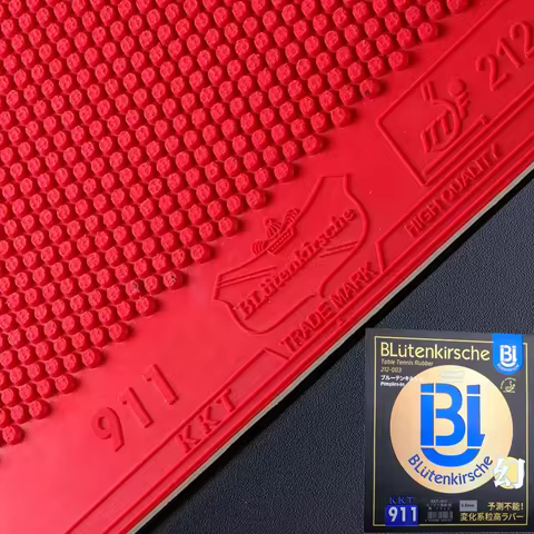 BLütenkirsche KKT-911 Table Tennis Rubber Sheet Long Pimples with Thin Sponge Ping-pong Rubber Sheet