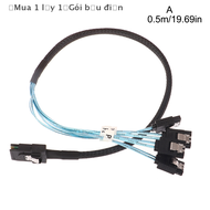 【SHANGZE2】 Cáp SATA SAS SFF-8087 mini-SAS sang 4 cáp SATA Mini SAS 4i sff8087 36P
