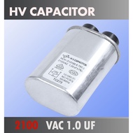READY STOCK capasitor AC 2100V Microwave Oven High Voltage HV Capacitor 1uf