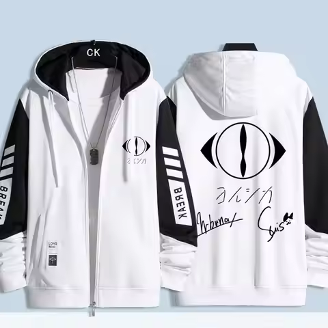 Japanese Team Yorushika Series Hoodies for Fans Zip Coat Hooded Sweatshirt for Men Women Daily Cloth