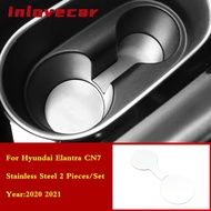 aihei สำหรับ Hyundai Elantra Cn7 2020 2021 2022 สแตนเลสภายในเงินหน้าต่างแขนปุ่มสวิทช์แผงลูกบิดอุปกรณ