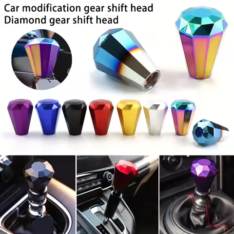 Car Modification - General Shift Lever Head. Trendy Diamond Model - General Modified Gear Lever Head