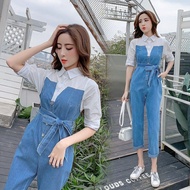 Essy Jumpsuit Long Jam Long Shirt | Denim Jumpsuit | Korean Style Women's Clothing | Stylish Women's Clothes | Modern Women's Fashion