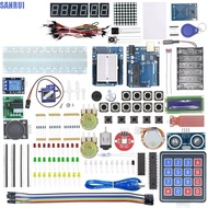 SANRUI Starter Kit for Arduino Uno R3, Jumper Wire Sensor Button Uno R3 Project, Arduino Uno R3 RFID