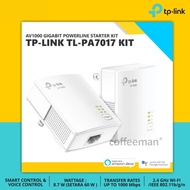 Powerline Starter Kit TP-LINK TL-PA7017 AV1000 Gigabit