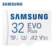 Samsung Evo Plus 512GB 256GB 128GB 64GB 32GB 16GB Micro SD Class 10 UHS-I U3 V30 A2 W/ SD Adapter