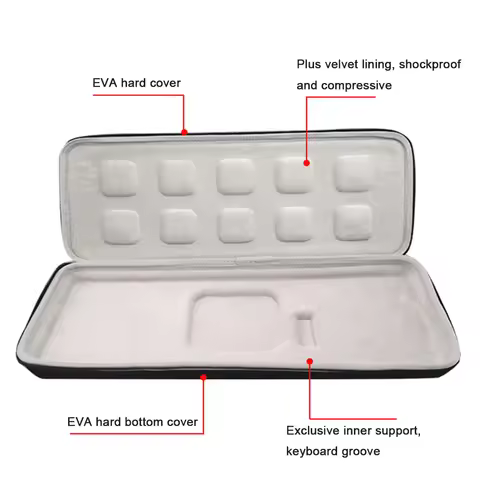 Portable Hard Shell Case for Logitech G913/G913 TKL EVA Carrying Bag Storage