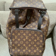 LV 老花 雙肩後背包