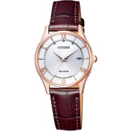 Citizen ES0002-06A ( Watch CITIZEN COLLECTION Eco-Drive radio-controlled Thin Series Date Womens Lea