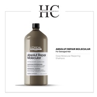 Loreal Professional Absolut Repair Molecular Repairing Shampoo 1500ml ( For All Damaged Hair )