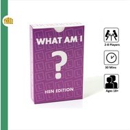 What Am I Guess Games for Adult Party Night Card Game 2 Hen Drinking Card Game Party Game