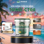 [Chính Hãng ] Sơn Sơn Chống Thấm Nhà Vệ Sinh Bể Cá Bể Âm Máng Sối TAIKO CT4 - Thùng 5 Lít - Tặng Kèm