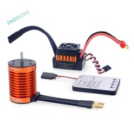 Waterproof F540 4370Kv Rc Brushless Motor with 60A Esc Combo Set for Rc Car